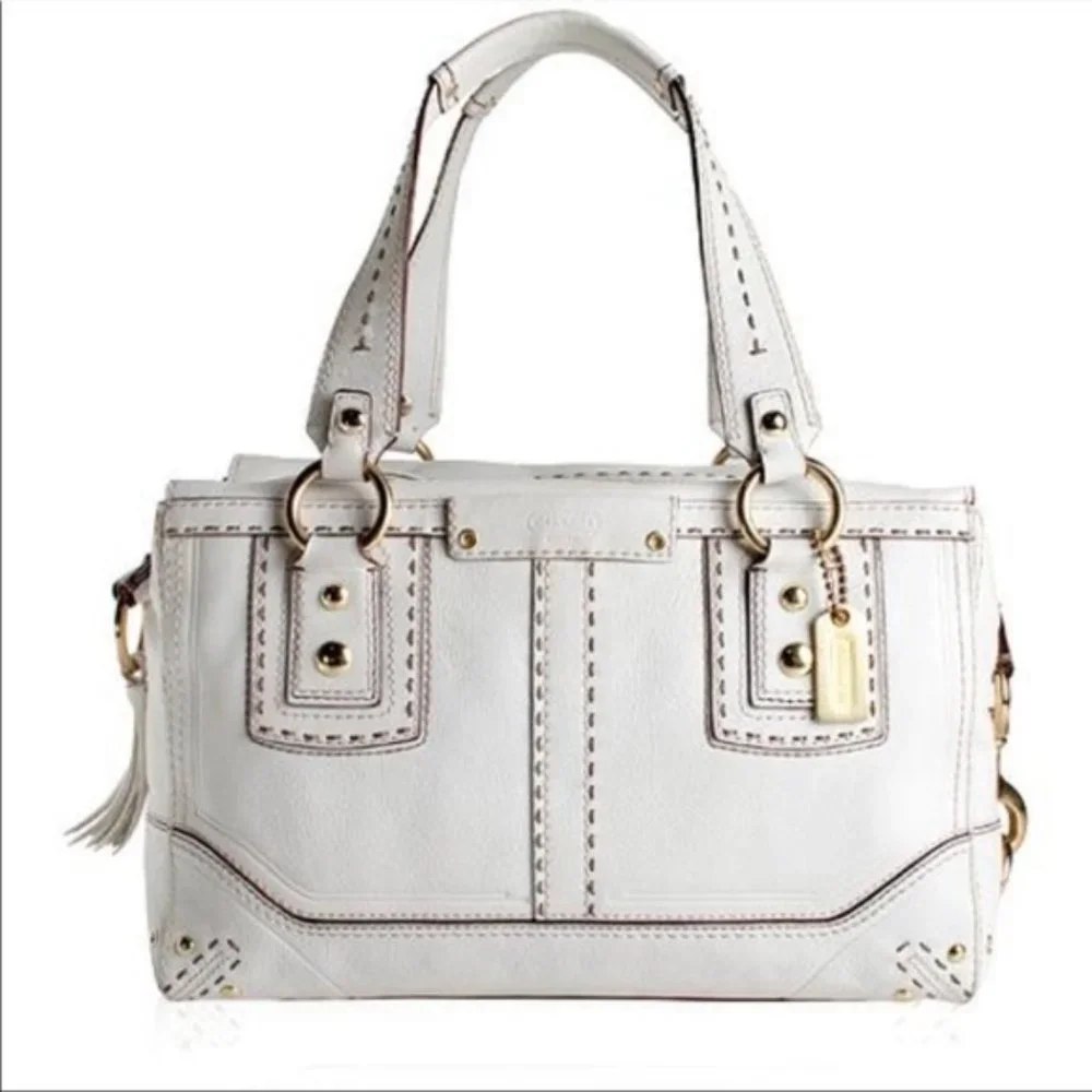 Coach Hampton Andrea Satchel